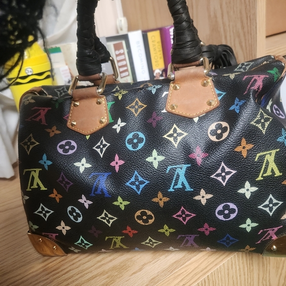 Louis Vuitton multi black square speedy 30 - Picture 5 of 16